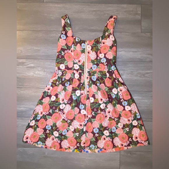 EUC Like New OOAK Reversible Handmade Vintage Style Retro Floral Colorful Dress - Picture 4 of 11